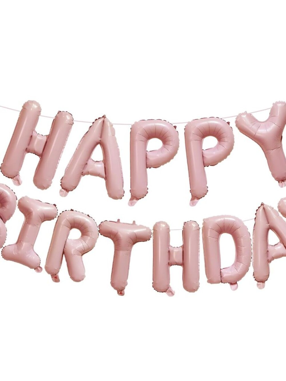 Happy Birthday Balloons Banner, 16 Inch Mylar Foil Letters Balloon Sign for Birt